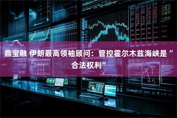 鼎宝融 伊朗最高领袖顾问：管控霍尔木兹海峡是“合法权利”
